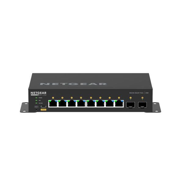 Netgear GSM4210PX-100NAS AV Line M4250-8G2XF-PoE+ Managed Switch