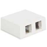 ICC IC107BC2WH Surface Mount Box, Port, 25-Pack, White