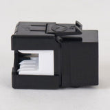 ICC IC107GACBK CAT6A Keystone Jack, Pack of 25, Black