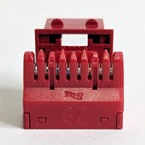 ICC IC107L6TRD CAT6 EZ Keystone Jack, 10-Pack, Red