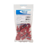ICC IC107L6TRD CAT6 EZ Keystone Jack, 10-Pack, Red