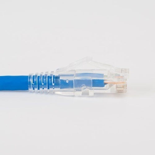ICC ICPCSM05BL CAT5e Clear Boot Patch Cord, 5', 25-Pack
