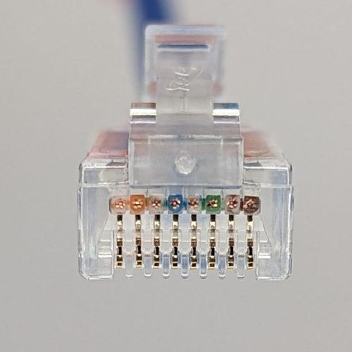 ICC ICPCSM05BL CAT5e Clear Boot Patch Cord, 5', 25-Pack