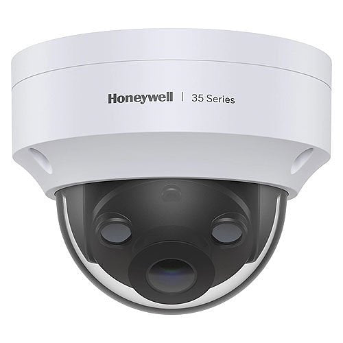 Honeywell HC35W45R3 35 Series 5MP IR Rugged Mini WDR IP Dome Camera, 2.8mm Lens, White