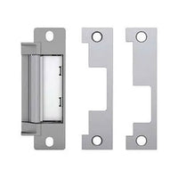 HES 4500C-12/24-630-LBM 4500C Series Complete Pac Electric Strike with Latchbolt Monitor, Includes 4500 Strike Body and Faceplates, Satin Stainless Steel