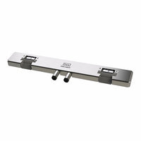 HES 9200W-630-LM 9200 Series 8-3/8" Surface Mounted Electric Strike, 8-3/8" Spacing, Latchbolt Monitoring, Satin Stainless Steel