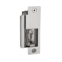 HES 8500-12/24D-630 Electric Strike Body, Fire-Rated, Compact, 12/24VDC, 0.24/0.12A, 5/16" Depth, Satin Stainless Steel, for 8500 Series Electric Strike