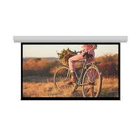 Da-Lite 37578L 164" Contour Electrol Electric Projection Screen, Ceiling / Wall Mount, 16:10 Wide, 120V, Matte White Non Tensioned