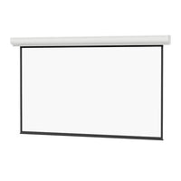 Da-Lite 70196LC 189" Diagonal Contour Electrol Screen, 100"x160", Matte White