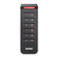 HID 20KNKS-03-011QN6 Signo 20K Keypad Reader with Pigtail Connection, Custom Profile, Black with Silver Trim
