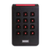 HID 40TTKS-00-00BMMD Signo 40T Mechanical Keypad Reader, Black with Silver Trim