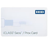 HID 5105RG1MNM Composite 510 iCLASS Seos+ Proximity Smart Card, 16KB Memory, Gloss Finish