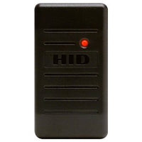 HID 6005BKB01 ProxPoint Plus Proximity Reader with Wiegand Output, Pigtail, Beep Off, LED Normally Red, Reader Flashes Green on Tag Read, Classic Black