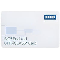 HID 6013TG1ANN SIO Enabled UHF/iClASS Smart Card, 860-960 MHz