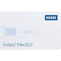 HID FPISO-SSSCVA-0000 HID FPISO-SSSCVA FlexPass FlexISO Proximity Card, Standard, Programmed, Low Frequency 125 kHz, Glossy Front and Back, Imageable, Indala Logo, Vertical Slot Punch