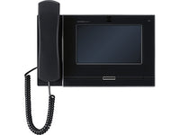 Aiphone IX-MV7-HB-JP IX Series IP Video Answering Station with Handset, 7" LCD Touchscreen, SIP and ONVIF Profile S Compliant, Black