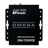 Just Add Power OM-705POE HD over IP Gigabit PoE Transmitter, 1080p, 10W PoE (Previous VBS-HDIP-705POE)