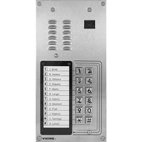 Viking K-1205-EWP Apartment Entry Phone with 12-Button Dialer, Analog Video Camera, Enhanced Weather Protection