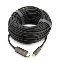 Kramer 97-044000098 CP-AOCU/CH Active Optical Plenum Rated USB-C to HDMI Cable, 98'