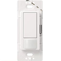 Lutron MS-OPS2-WH Maestro Motion Sensor Switch; Ground or Neutral Required; 2A Lighting; 120V; Single Pole; White