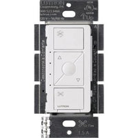 Lutron PD-FSQN-WH Caseta Original Smart Fan Speed Control Switch; 4-Speed; 1.5A Fan; Neutral Required; 120V; White
