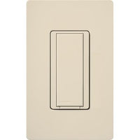 Lutron RD-RS-LA Maestro Companion Switch for RA3 / RA2 Select; Multi-Location Remote Switch; 120V; Not For Stand-Alone Use; Light Almond