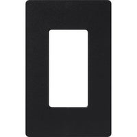 Lutron SC-1-MN Claro 1 Gang Wall Plate for Decorator-Style Dimmers; Switches; and Outlets; Satin Finish; Midnight