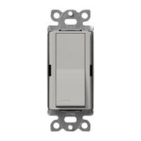 Lutron SC-3PS-PB Claro Single Pole / 3-Way; On / Off Rocker Switch; 15A; Satin Finish; Pebble
