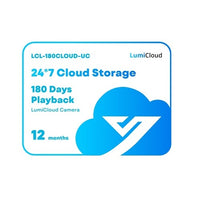 Luminys LCL-180CLOUD-UC LumiCloud Storage 180-Day Rolling Playback, Annual Subscription