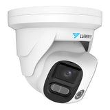 Luminys N5P-8DA2 2 x 4MP IP LumiDeterrent Stitched Turret Camera, 2.8mm Fixed Lens