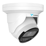 Luminys N5T-8LA2 8MP IP LumiLuxSmart White Turret Camera, 2.8mm Fixed Lens