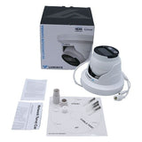 Luminys N5T-8LA2 8MP IP LumiLuxSmart White Turret Camera, 2.8mm Fixed Lens