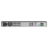 Luminys R52-8PA R5 Series 8-Channel 8K PoE NVR, 1U Form Factor with 2 SATA, Audio, and Alarm Support