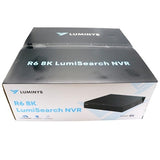 Luminys R68-32NA R6 Extreme Series 32-Channel 8K LumiSearch NVR, 1400 Mbps, HDMI, VGA