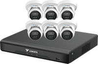 Luminys K56-8D1A2 LumiDeterrent Bundle, 8-Channel 8MP NVR and (6) 5MP Turret Cameras