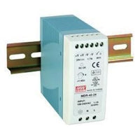 KBC Networks MDR-40-24 DIN Rail Power Supply, 24V DC, 1.7 Amp