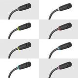 Audio-Technica AUTES925ML18/DS5 18" MicroLine Condenser Gooseneck Mic with 5-Pin Desk Stand Power Module
