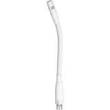 Audio-Technica ES931PMWH ES931 Miniature Hypercardioid Condenser 6" Gooseneck Microphone with Plate-Mount Power Module, White