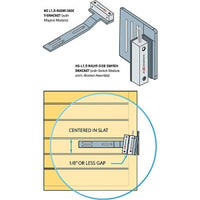 Magnasphere HS-1452 Roll Up Door Bracket Right Side
