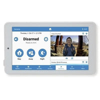 Alula RE667X-PRO 7" Slimline Full-Color Touchpad Pro, Wall Mount and Tabletop Stand