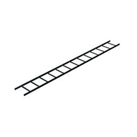 Middle Atlantic CLB-6-W24 Cable Ladder, 24" Width, 6', Black