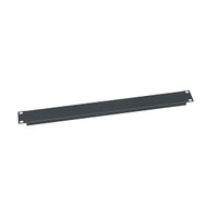 Middle Atlantic EB1 1U RMS Blank Rack Panel, Steel and Flanged, Flat, Black Powder Coat