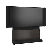 Middle Atlantic FM-DS-6675FS-DA3B Forum Series 66" Free-Standing 3-Bay Display Stand for (1) 70-75" Display, Dark