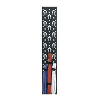 Middle Atlantic LACE-13-OWP OWP Series Vetical Lace Strip with Tie Posts, 4.75"W, 13U RMS, 6-Piece, Black