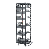 Middle Atlantic 5-37-CONFIG Slim 5 Series Pre-Configured Rack, Rack Frame, 20" Depth, 37U RMS