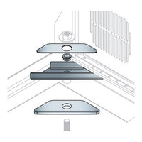 Middle Atlantic BGR-ISO-Z4 Seismic Brackets for ISO BGR Racks