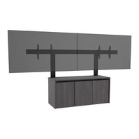 Middle Atlantic C5-2731-XLD2-62 C5 Credenza Dual X-Large Display Mount for Up to 90" Displays and 62" from the Floor