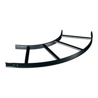 Middle Atlantic CLB-90HB-W24 90° Horizontal Ladder Bend, 24" Width, Black