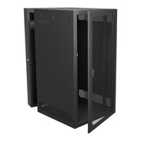 Middle Atlantic CWR-26-32VD CWR Data Swing Wall Rack with Vented Door, 32" Deep, 26U, Black