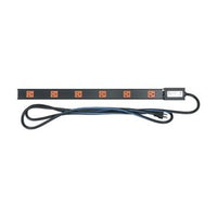 Middle Atlantic PDT-620C-NS PDT Series Low Profile Vertical Power Strip, 20A, 6-Outlet PDU